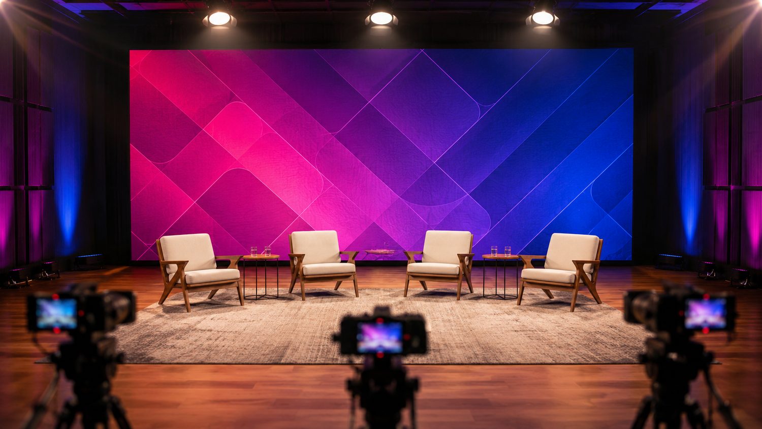 Estúdio BROADCAST — Eventos, lives e convenções
